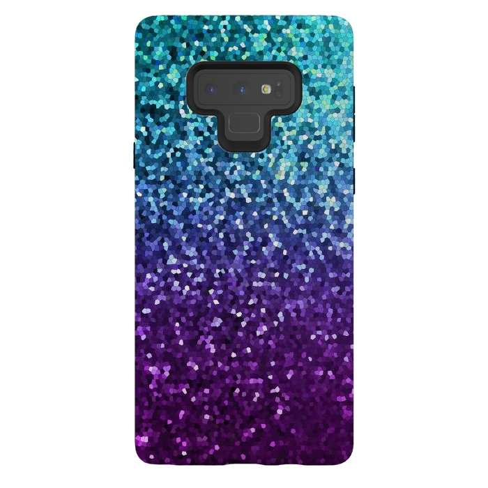 Galaxy Note 9 StrongFit Mosaic Sparkley Texture G198 by Medusa GraphicArt