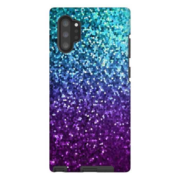 Galaxy Note 10 plus StrongFit Mosaic Sparkley Texture G198 by Medusa GraphicArt