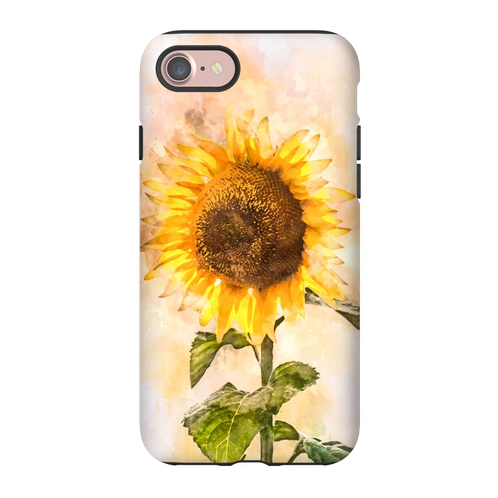 iPhone 7 StrongFit Summer Sunflower by Creativeaxle