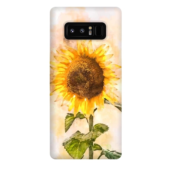 Galaxy Note 8 StrongFit Summer Sunflower by Creativeaxle