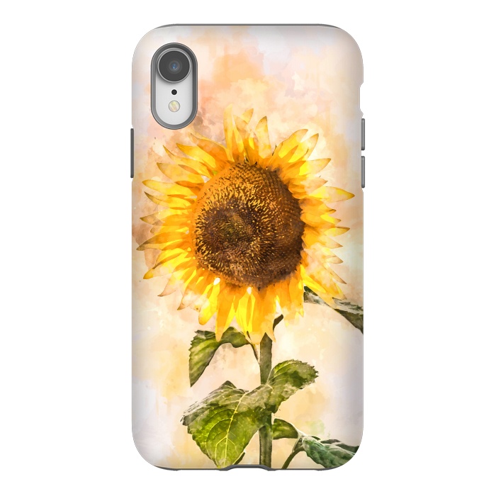 iPhone Xr StrongFit Summer Sunflower by Creativeaxle