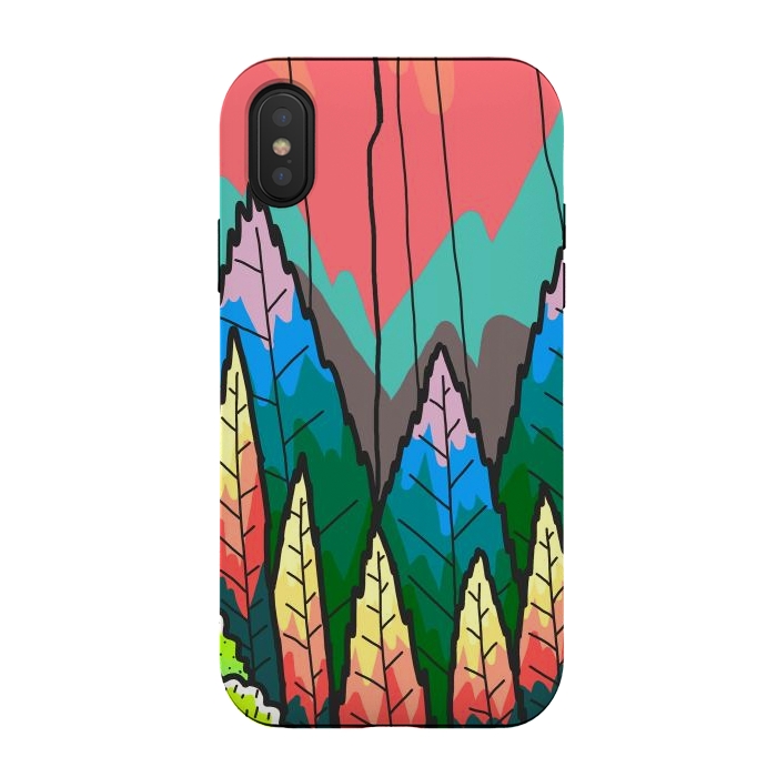 iPhone Xs / X StrongFit Canadian peaks by Steve Wade (Swade)