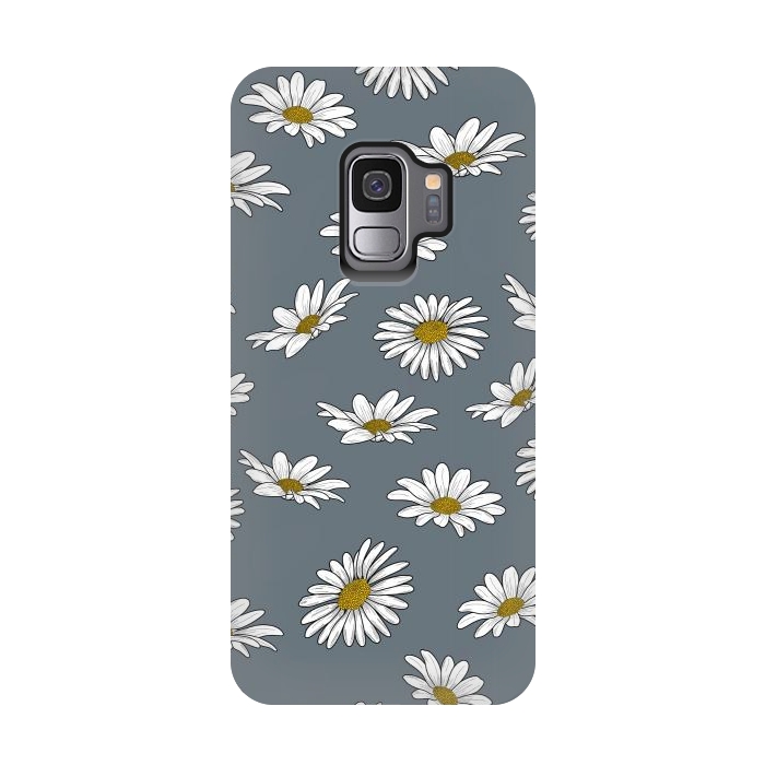 Galaxy S9 StrongFit Daisies by Jms