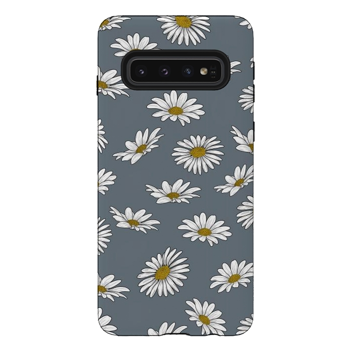 Galaxy S10 StrongFit Daisies by Jms