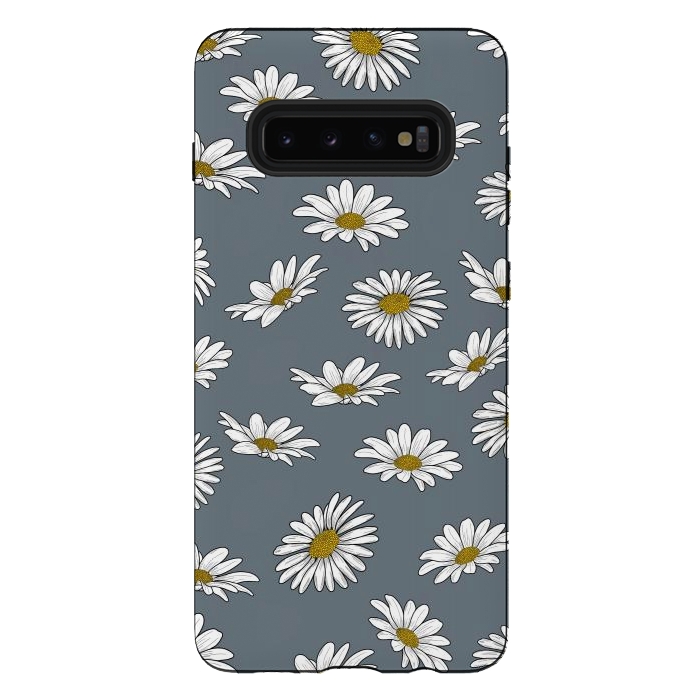 Galaxy S10 plus StrongFit Daisies by Jms