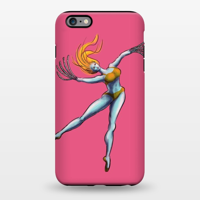 iPhone 6/6s plus StrongFit Weird Dancer Girl With Saw Hands by Boriana Giormova