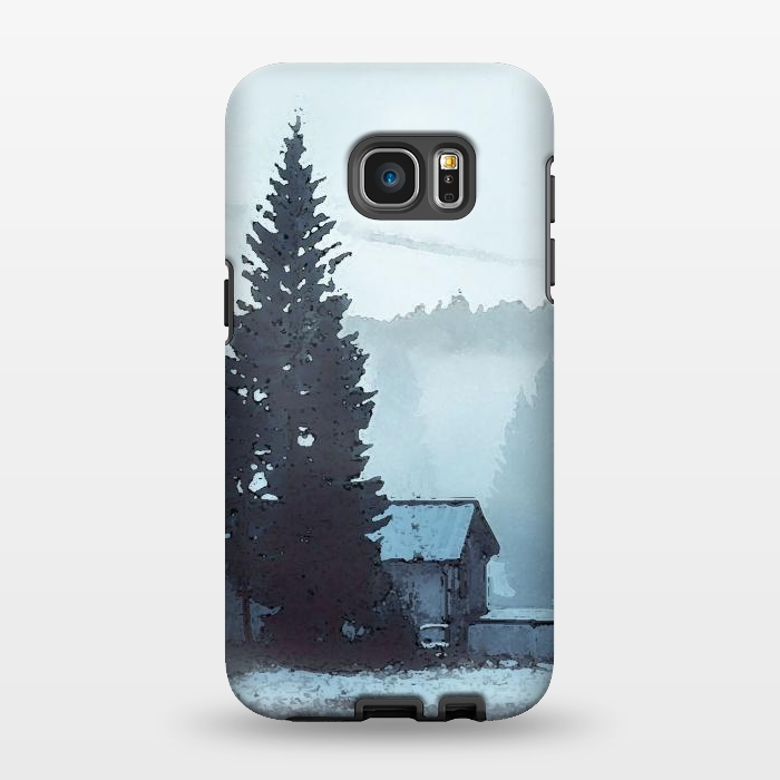 Galaxy S7 EDGE StrongFit I live by the mountains by Allgirls Studio