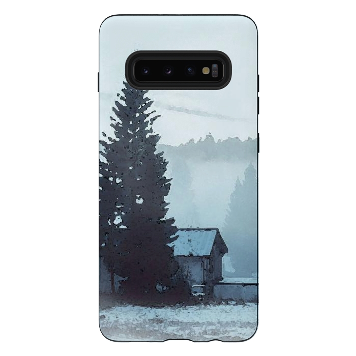 Galaxy S10 plus StrongFit I live by the mountains by Allgirls Studio