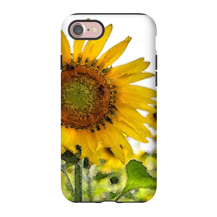 iPhone 7 StrongFit Sunflowers by Allgirls Studio