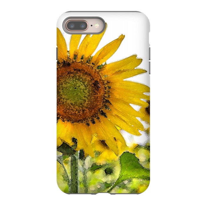 iPhone 7 plus StrongFit Sunflowers by Allgirls Studio