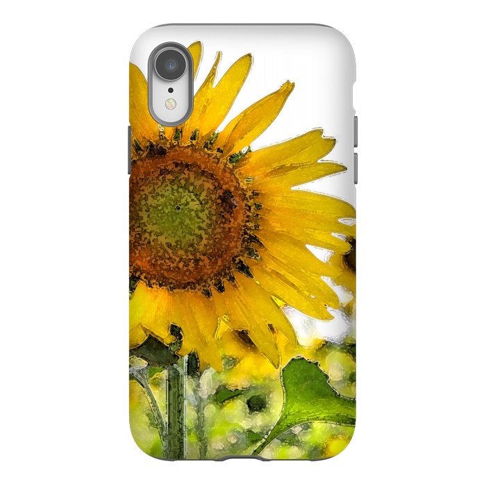iPhone Xr StrongFit Sunflowers by Allgirls Studio
