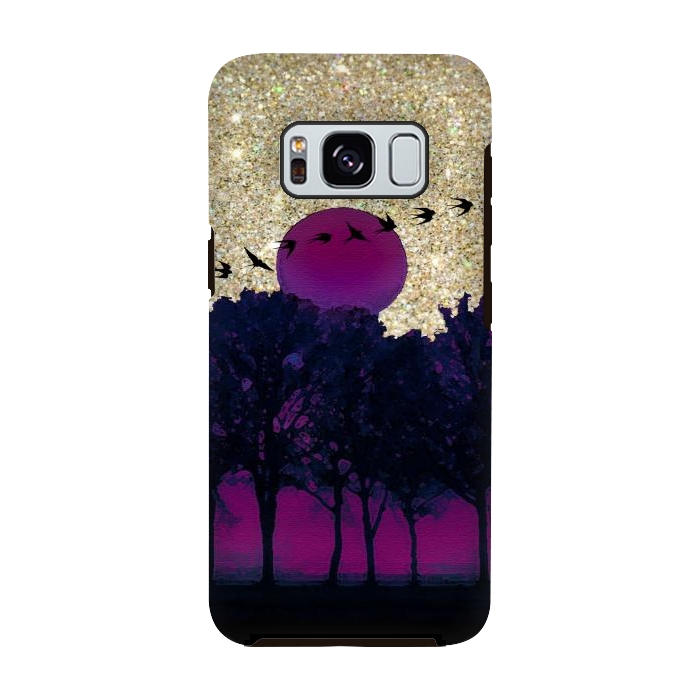 Galaxy S8 StrongFit Glitter Sky by Allgirls Studio