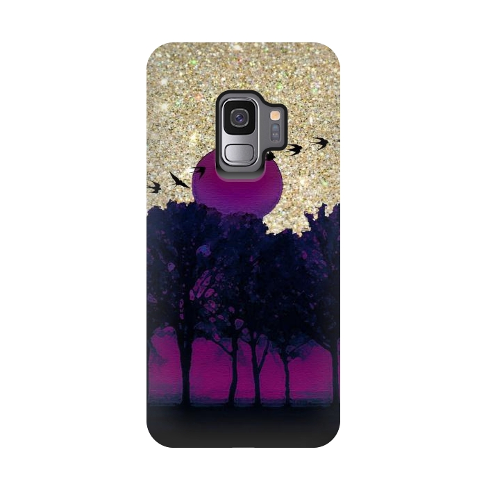 Galaxy S9 StrongFit Glitter Sky by Allgirls Studio