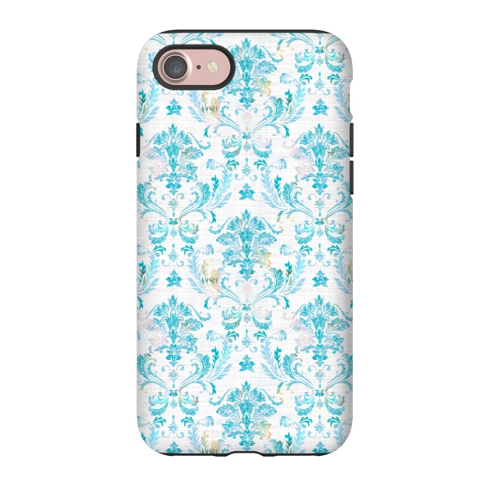 iPhone 7 StrongFit Demure Damask by gingerlique