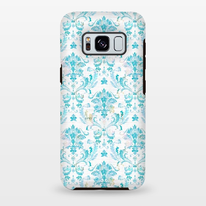 Galaxy S8 plus StrongFit Demure Damask by gingerlique