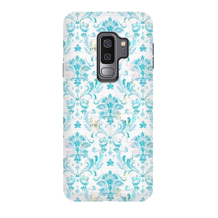 Galaxy S9 plus StrongFit Demure Damask by gingerlique