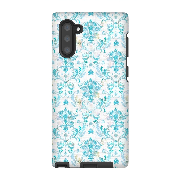 Galaxy Note 10 StrongFit Demure Damask by gingerlique
