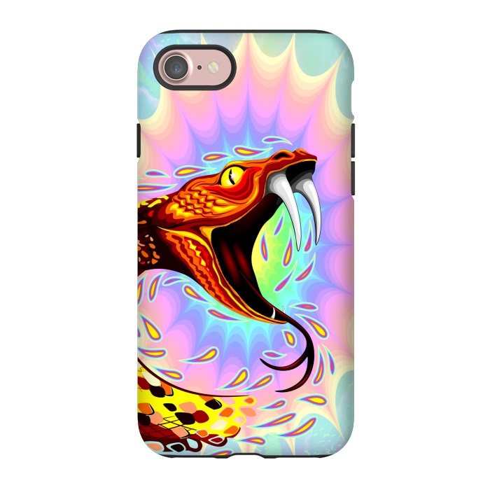 iPhone 7 StrongFit Snake Attack Psychedelic Art by BluedarkArt