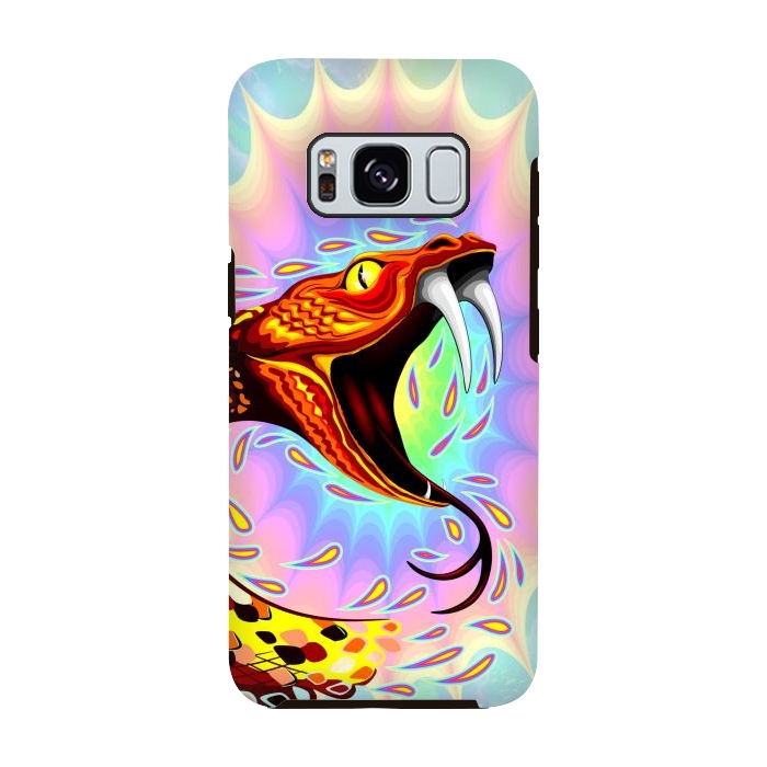 Galaxy S8 StrongFit Snake Attack Psychedelic Art by BluedarkArt