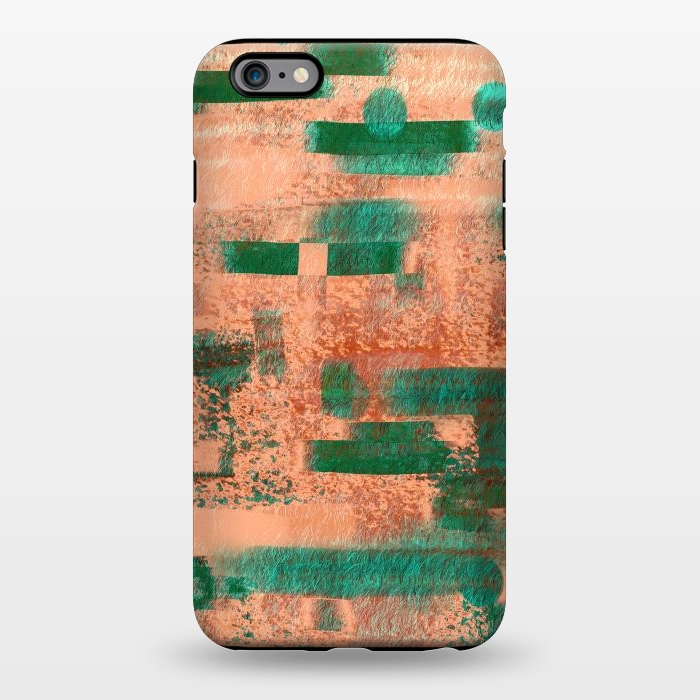 iPhone 6/6s plus StrongFit Abstract Peach pattern designer by Josie