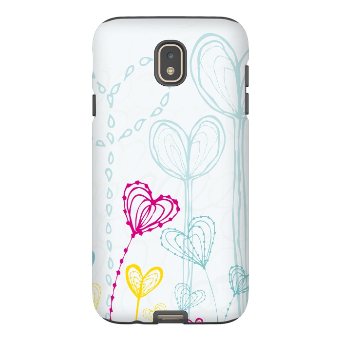 Galaxy J7 StrongFit Love Garden  White by MaJoBV