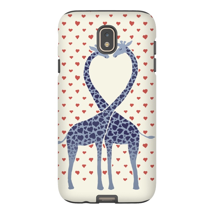 Galaxy J7 StrongFit Giraffes in Love a Valentine's Day illustration by Micklyn Le Feuvre