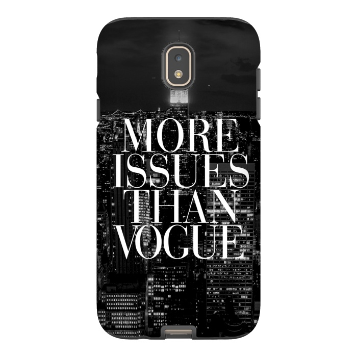 Galaxy J7 StrongFit Siphone vogue issues nyc skyline by Rex lambo
