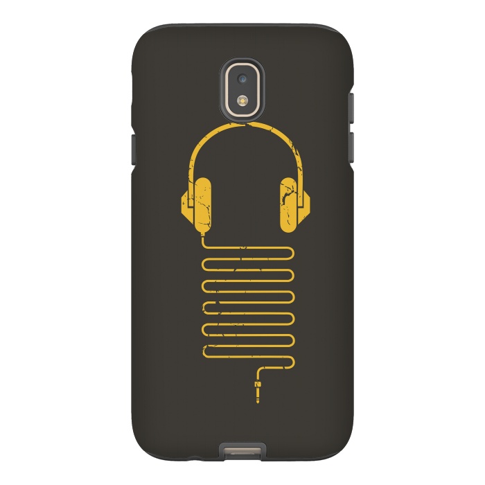 Galaxy J7 StrongFit GOLD HEADPHONES by Sitchko