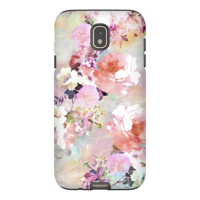 Galaxy J7 StrongFit Watercolor Flowers by Girly Trend