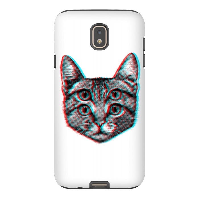 Galaxy J7 StrongFit 3D Cat by Mitxel Gonzalez
