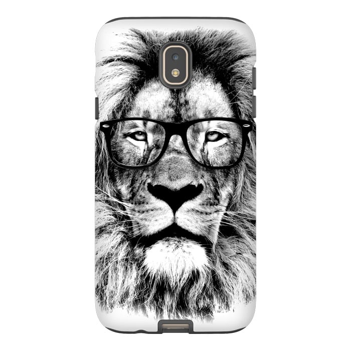 Galaxy J7 StrongFit The King Lion of The Library by Mitxel Gonzalez