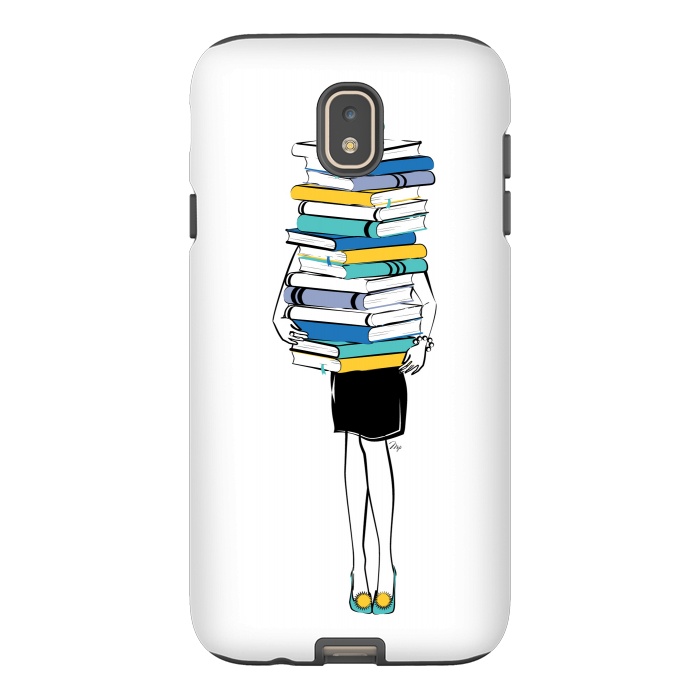 Galaxy J7 StrongFit Book Worm by Martina