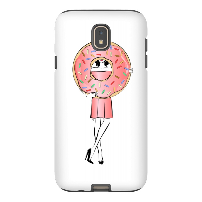 Galaxy J7 StrongFit Donut Girl by Martina