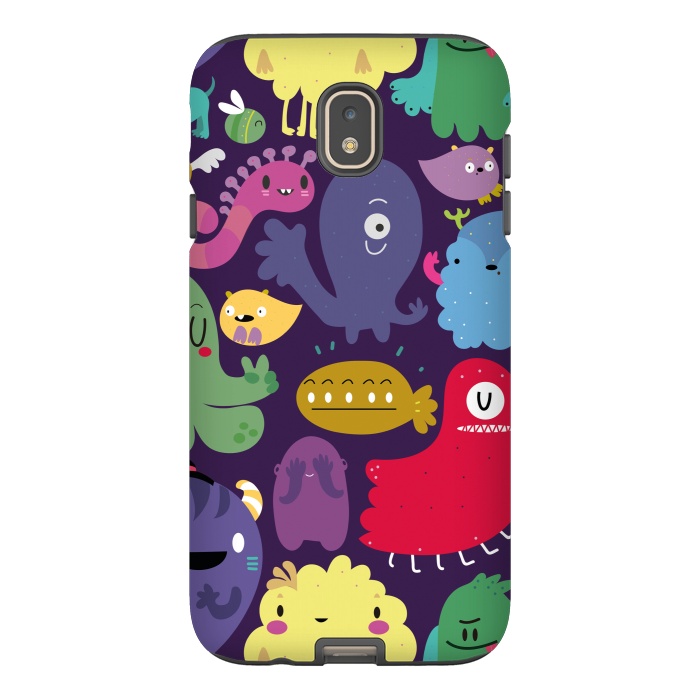 Galaxy J7 StrongFit Colorful monsters by Maria Jose Da Luz
