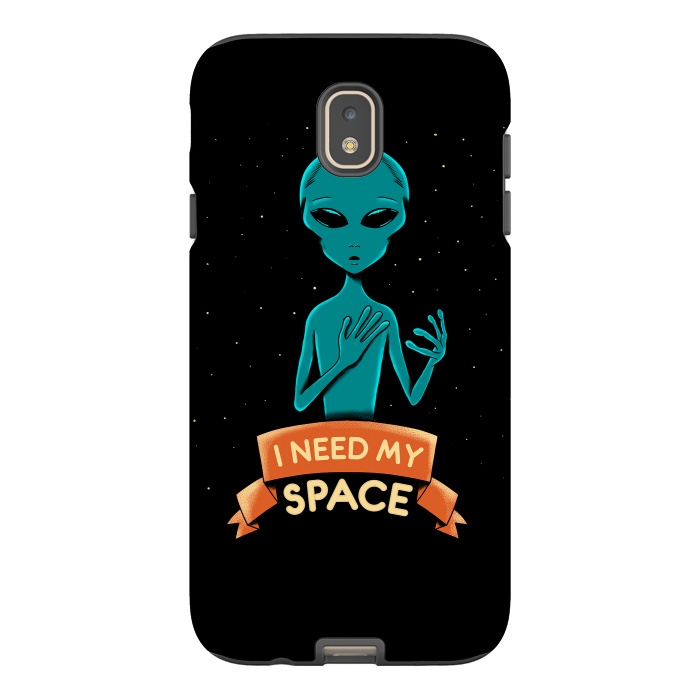Galaxy J7 StrongFit I need my space by Coffee Man