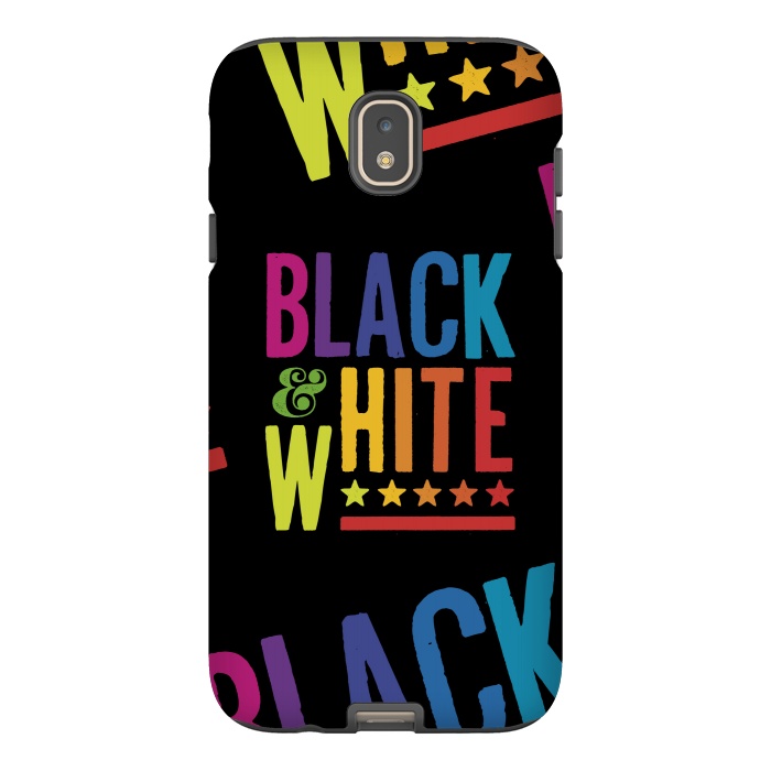 Galaxy J7 StrongFit Colorful Black & White by Dellán