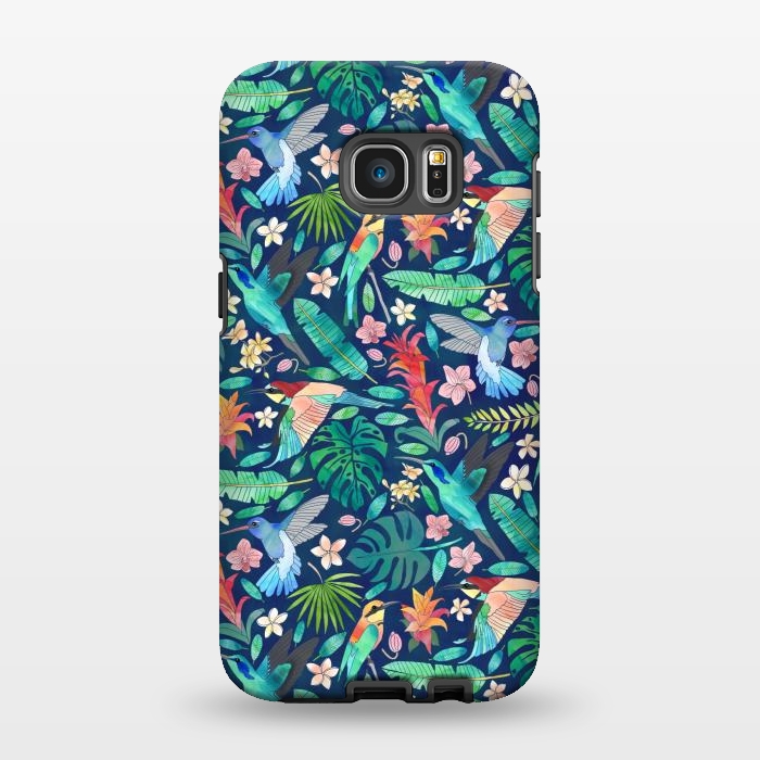 Galaxy S7 EDGE StrongFit Birds In Bohemian Paradise by Tangerine-Tane