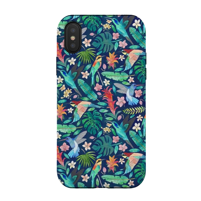 iPhone Xs / X StrongFit Birds In Bohemian Paradise by Tangerine-Tane