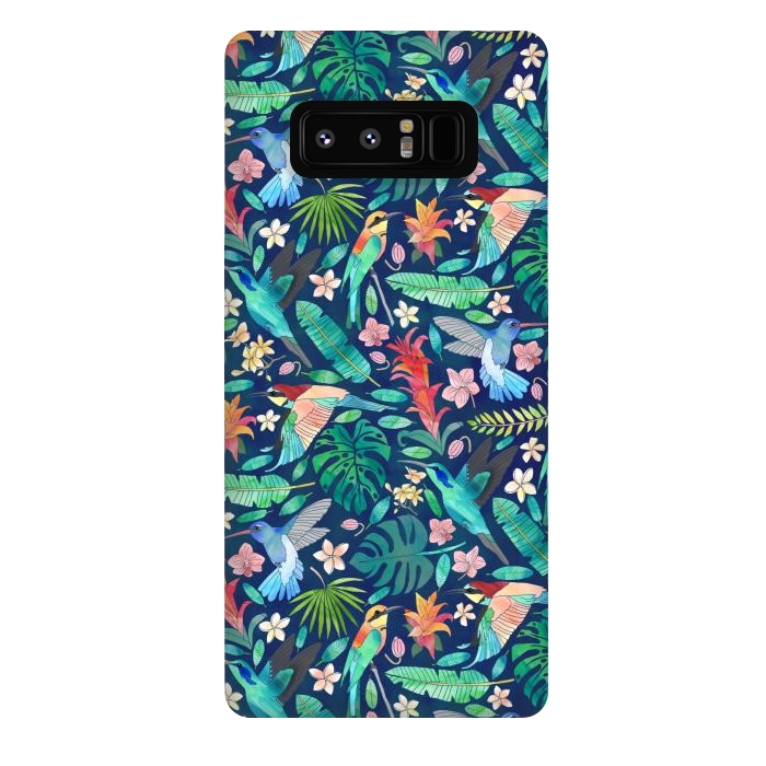 Galaxy Note 8 StrongFit Birds In Bohemian Paradise by Tangerine-Tane