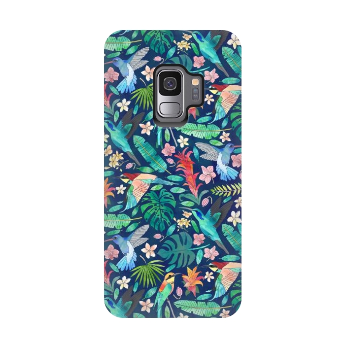 Galaxy S9 StrongFit Birds In Bohemian Paradise by Tangerine-Tane