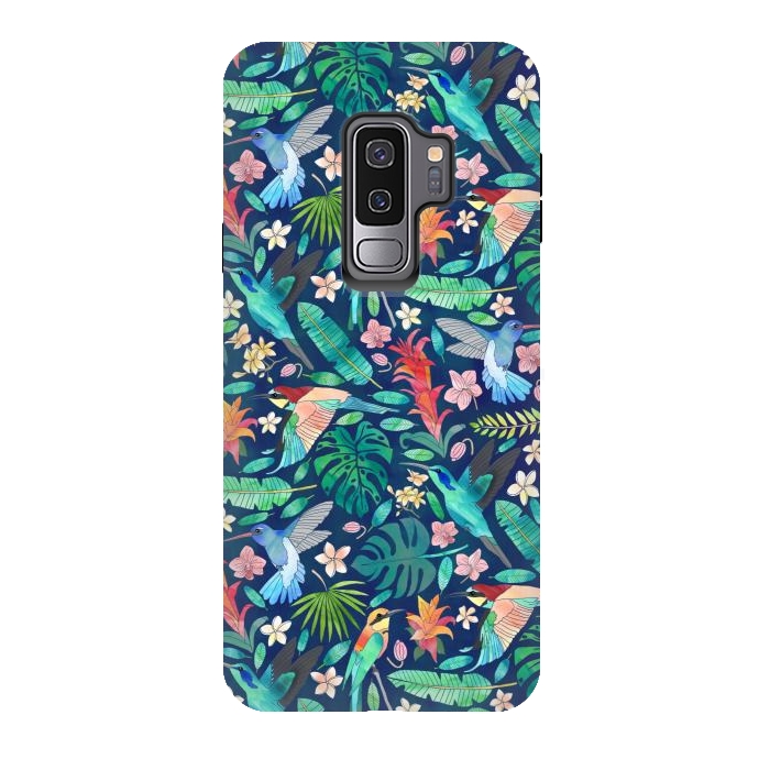 Galaxy S9 plus StrongFit Birds In Bohemian Paradise by Tangerine-Tane
