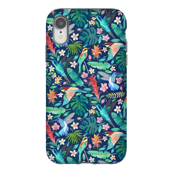 iPhone Xr StrongFit Birds In Bohemian Paradise by Tangerine-Tane