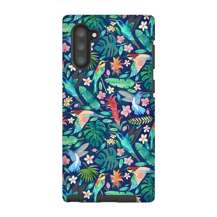 Galaxy Note 10 StrongFit Birds In Bohemian Paradise by Tangerine-Tane
