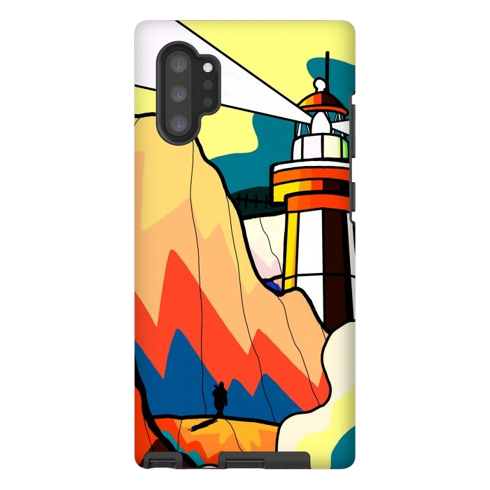 Galaxy Note 10 plus StrongFit The lost lighthouse by Steve Wade (Swade)