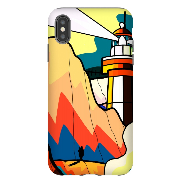 iPhone Xs Max StrongFit The lost lighthouse by Steve Wade (Swade)