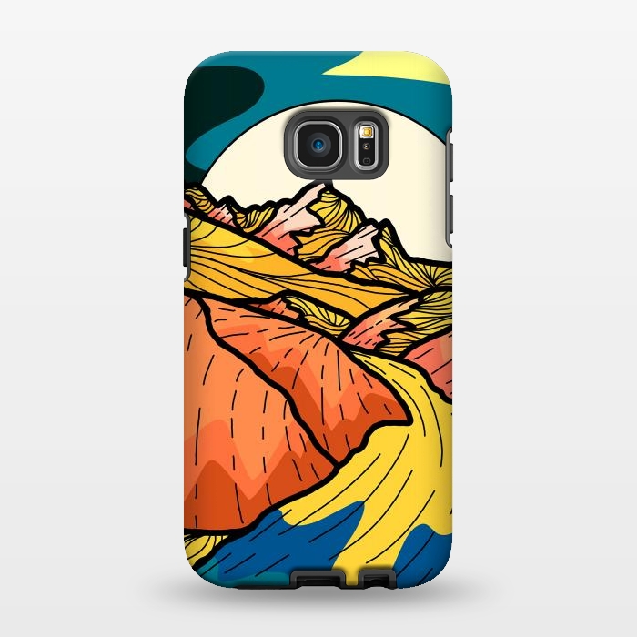 Galaxy S7 EDGE StrongFit The yellow river by Steve Wade (Swade)
