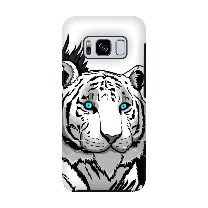 Galaxy S8 StrongFit The white tiger by Steve Wade (Swade)
