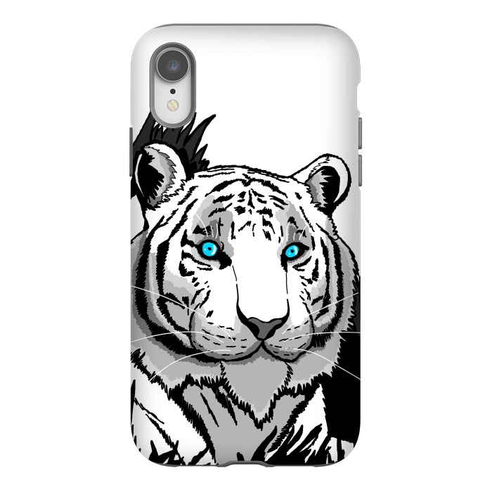 iPhone Xr StrongFit The white tiger by Steve Wade (Swade)
