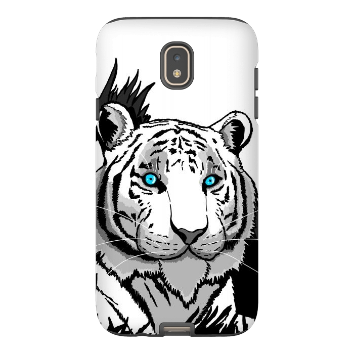 Galaxy J7 StrongFit The white tiger by Steve Wade (Swade)