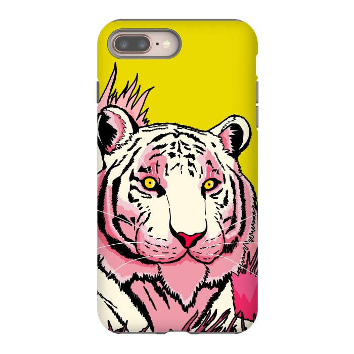 iPhone 7 plus StrongFit The pink tone tiger by Steve Wade (Swade)